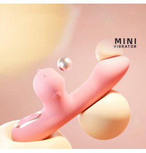 Japan GALAKU - Mirro Sucking Heating Vibrator (Chargeable - Pink)